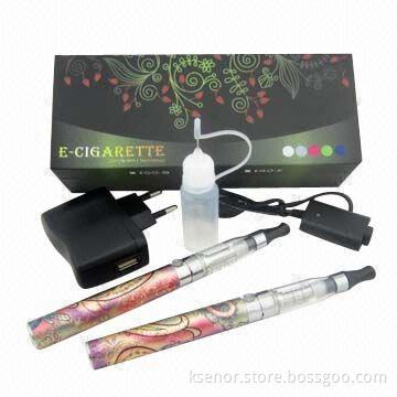 Huge Vapor Ego-K E-cigarettes, Wonderful, 650/900/1,100/1,300mAh Battery Capacity